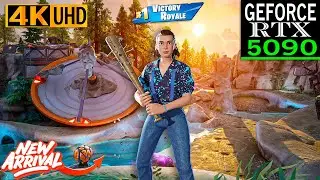 Fortnite (4K Max Graphics) ELEVEN Skin Gameplay | RTX 5090 + RTX ON | STRANGER THINGS #fortnite