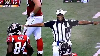 Harry Douglas gets leveled by Greg Toler