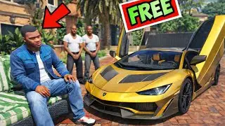 FRANKLIN GOT A NEW 2026 GOLDEN LAMBORGHINI 😎🔥| DANGEROUS RAMP MISSION 😱 | GTA 5 CAR STORY TELUGU