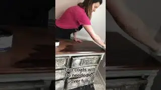 How to use Gel Stain on existing finishes! ( No sanding needed!)