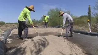 CapillaryFlow Tee installation at Desert Highlands, AZ, USA
