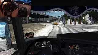 Drifting in ETS 2 - Winter 2019 | [WheelCam] Logitech G920