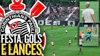 GARRO E FÉLIX TORRES: VEJA COMO FOI O TREINO ABERTO DO CORINTHIANS