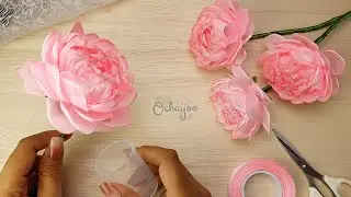 ​🤯The Secret to Perfect Satin Ribbon Lotus flowers! Flower Craft With Simple Tricks 🌹