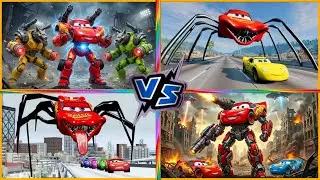 OGRU vs McQUEEN! 👊🏎️ Epic Robot Showdown & Monsters! 🤖🔥