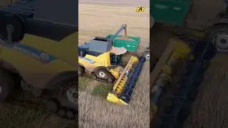 Комбайн NEW HOLLAND CR9.90 на уборке пшеницы #агромастер #cnh #комбайн