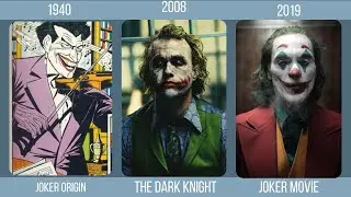 EVOLUTION OF JOKER IN COMIC  CARTOON  MOVIES & TV [1940 - 2021]