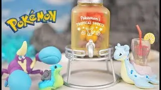 Pokemon Re-Ment toy !「Pokemons Tropical Sweets」ストップモーションクッキング「ラプラスの子育て」