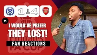 PORTSMOUTH 1-4 ARSENAL | FA CUP 3RD ROUND. (CHELSEA FAN REACTIONS).#arsenal #london #football 