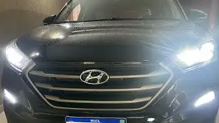 New Tucson Aquele Talento na Ilumina&ccedil;&atilde;o Ultra Led CCLOT e ATOM Alto Baixa Milha e Pingo