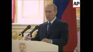 Russian president says existing UN resolutions are key to Iraqi crisis