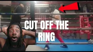 DON&rsquo;T CHASE! Learn to Cut Off The Ring! Boxing Sparring Reaction #boxing #sparring #reaction