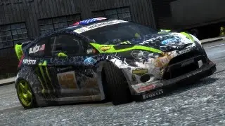 GTA IV - Drifting on Ken Block's 2012 Ford Fiesta H.F.H.V. Gymkhana - ThunderLY