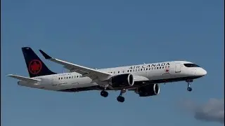 Air Canada beautiful arrival at YYZ Toronto Pearson International Airport. 