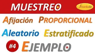 🔍👉 #4 AFIJACIÓN PROPORCIONAL / MUESTREO ESTRATIFICADO EJEMPLOS / MUESTREO ESTRATIFICADO 👍