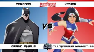 MultiVersus Mayhem 29 GRAND FINALS Paradox (Batman) vs KEY1DR (Wonder Woman)