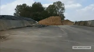 ARK Silage clamp construction Norfolk 2019