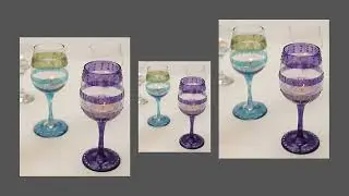 DIY Vinyl Wine Glasses Upgrade designs
