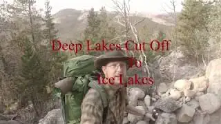 Deep lakes cut off to ice lakes trail