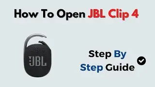 How to Open JBL Clip 4 &ndash; Pry Open Shell at Seam & Remove Screws Inside
