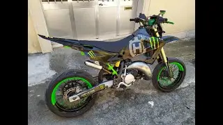 Test sound silenziatore accorciato - Husqvarna SM 125 2005 ITA