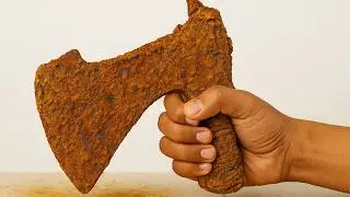 150-Year-Old Rusty AXE Restoration &ndash; The Transformation Will Shock You!