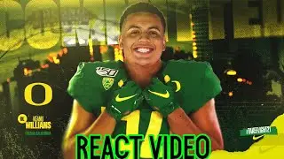 Keanu Williams React Video | Oregon Commit