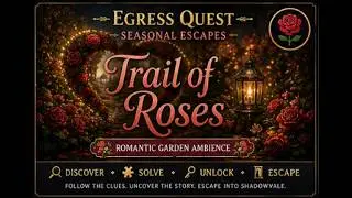 Trail of Roses | Cozy Valentine Ambience (60 minutes)