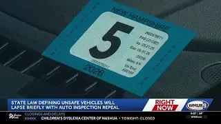 State law defining unsafe vehicles will lapse with auto inspection repeal