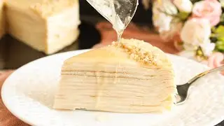 ПРОЩЕ ПРОСТОГО! МЕДОВЫЙ БЛИННЫЙ ТОРТ🍯 Honey crepe recipe