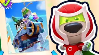 Talking Tom Hero Dash Red Flame Ben vs Roy Raccoon Gameplay Android ios 