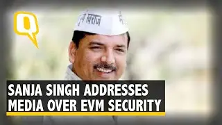 AAP MP Sanjay Singh Questions EVM Security After Delhi Polls