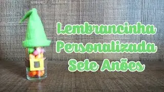 DIY | Lembrancinha Personalizada 7 Anões | Festa Branca de Neve