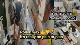 Roll on wax Review |1st time Experience |Yes Madam salon service honest Review Not sponsered|