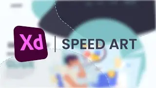 UI Design In Adobe XD | With Animation | SPEED ART