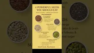 4 Powerful Seeds You MUST Eat Daily | Boost Energy, Digestion & Immunity Naturally 🌱