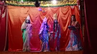 सीता स्वयंवर पुष्प वाटिका मे गौरी पूजन  नव युवक रामलीला समिति बडागांव      Gauri pujan