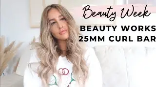 BEAUTY WORKS 25MM FLAT IRON BAR REVIEW + tutorial