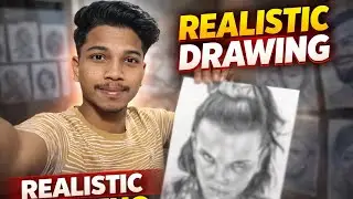 I Draw realistic Sketch of 11 from stranger things 🤩|VLOG| # vlog #drawing #art 