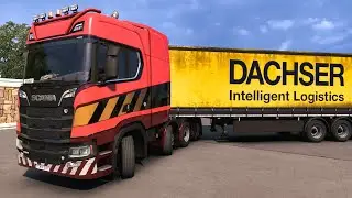 Heavy Cargo Haul &ndash; Used Packaging from Budapest | ETS2 | Scania S 730 hp