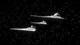 Space Engineers - Imperial Star Destroyers Exiting Hyperspace (VFX Test)