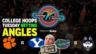 Jimmy V Classic Best Bets Clemson vs #10 BYU & #18 Florida vs #5 UConn Breakdown