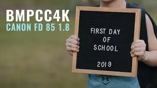 First Day - Canon FD 85 1.8 - BMPCC4K
