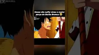 luffy todo cheio de moral ao falar com barba Branca