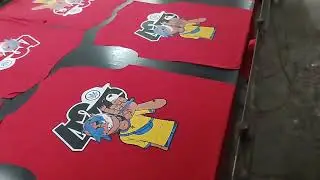 T shirt Rubber printing 100%cotton t shirt
