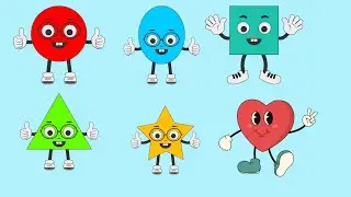 Learn Basic Shapes Song for Kids | Fun Shape Learning with Music & Animation | Toddler Edu. Song