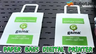 Paper Bags Printing Machine: high speed custom single pass digital printer! #printing