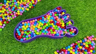 Chromatic Merge: Candy and Makeup Flowing Together