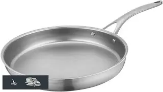 304 Stainless Steel Frying Pan Multipurpose Household Induction Compatible Nonstick Fry Pan