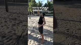 How to skyball in volleyball 🏐🌤️✅Skyballs are a fun way to serve your opponents, and if you get